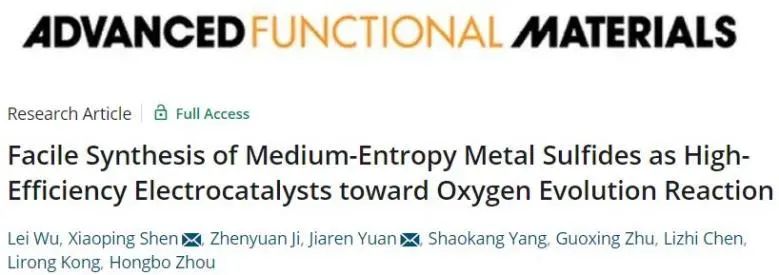 催化頂刊集錦：EES、JACS、Angew.、Nat. Commun.、AFM、ACS Nano、Small