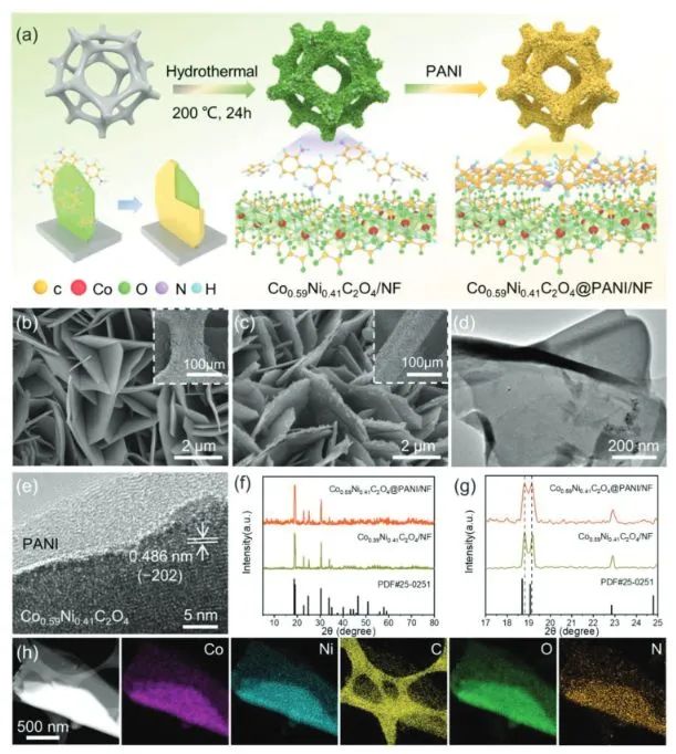 南航?AFM: π-d電子耦合的有機-無機雜化界面穩(wěn)健析氫