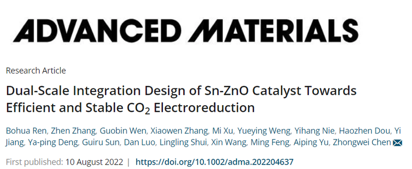 八篇最新頂刊集錦：ACS Catalysis、EES、AM、Angew等成果！