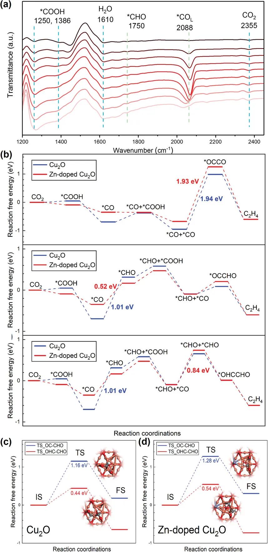 ?西湖大學(xué)/大工Adv. Sci.：(Zn,Al)摻雜Cu2O的動(dòng)態(tài)表面重構(gòu)實(shí)現(xiàn)高效CO2還原