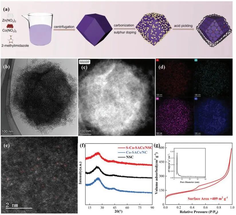 ?中南AFM：S-Co-SACs/NSC助力Li-S電池