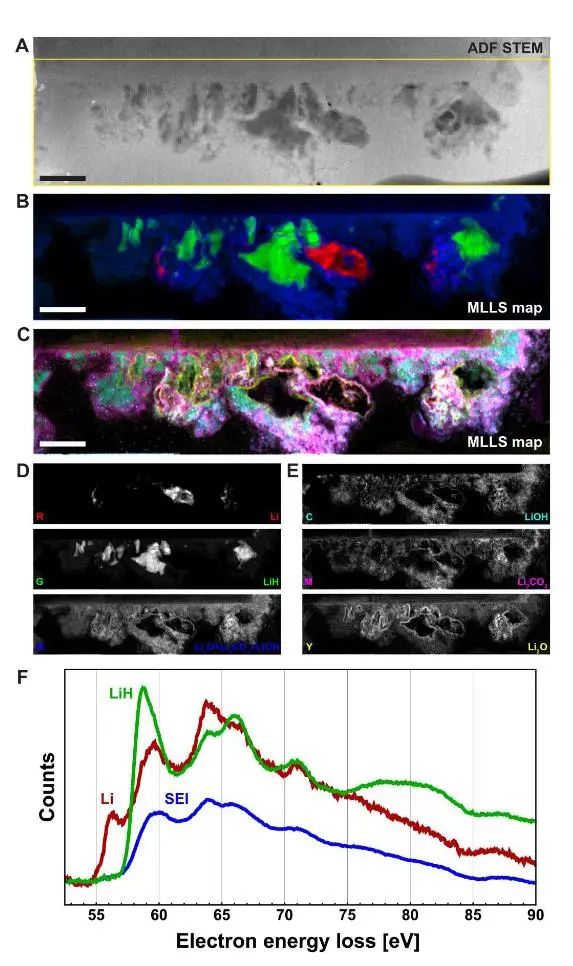 加州大學(xué)洛杉磯分校?Science子刊：原位表征液態(tài)電池SEI