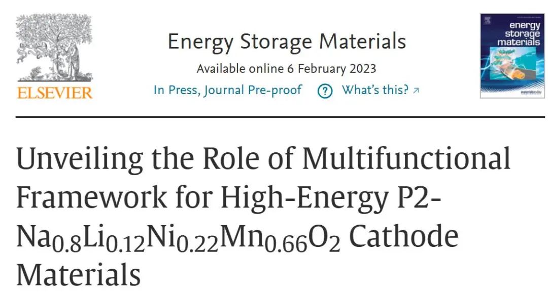 吳川/白瑩EnSM：揭示多功能框架在高能正極材料中的作用