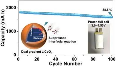 潘鋒/張明建AEM: 陰陽離子雙梯度表面設(shè)計穩(wěn)定4.6 V高壓鈷酸鋰正極！