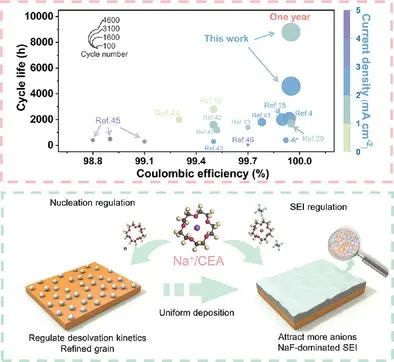 ?南科大黃立民AFM：雙功能添加劑實(shí)現(xiàn)循環(huán)超過一年的超穩(wěn)定鈉金屬負(fù)極