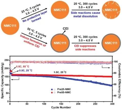 南洋理工陳曉東Small Methods: 熱定制CEI界面實現(xiàn)NMC正極的高壓運行