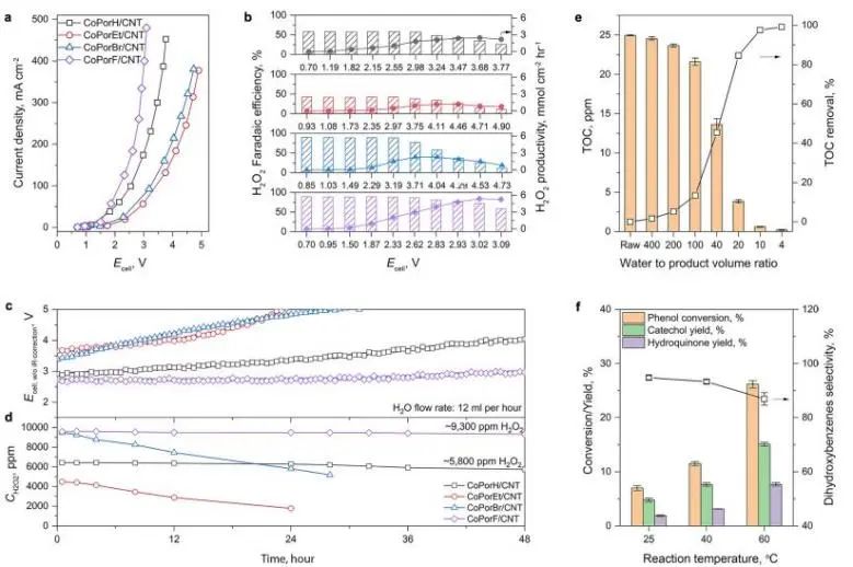 悉尼大學(xué)/日本東大EES：H2O2選擇性超90%! 多相分子Co-N-C催化劑實現(xiàn)高效電化學(xué)合成H2O2