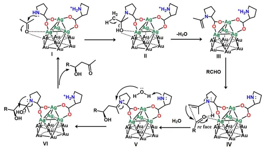 清華王泉明教授?JACS：脯氨酸基金屬納米團(tuán)簇實(shí)現(xiàn)金屬/有機(jī)催化