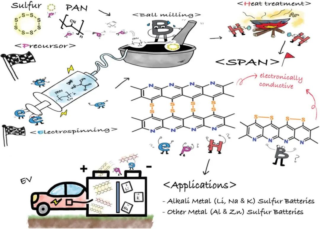 全南大學(xué)/漢陽大學(xué)Adv. Sci.: 共價固定硫聚丙烯腈復(fù)合材料作為金屬硫電池先進(jìn)正極的多尺度理解