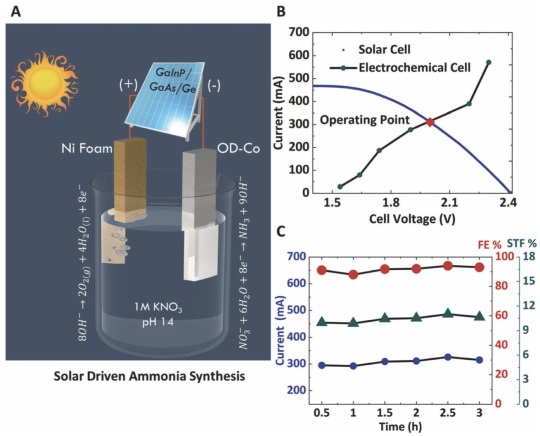 EES：電催化NO3-制氨，F(xiàn)E>92%，太陽能轉(zhuǎn)化效率>11%