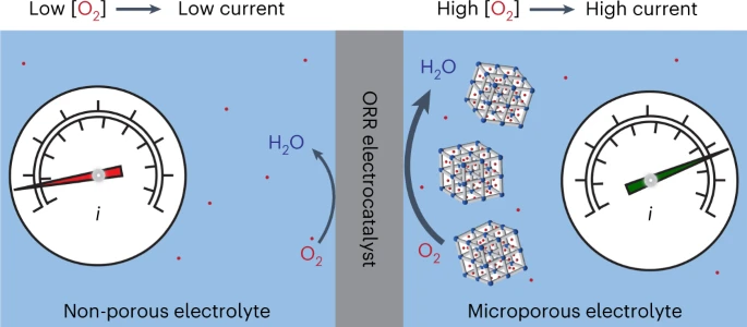 最新Nature Catalysis，在微孔中增強(qiáng)電催化氧還原活性！