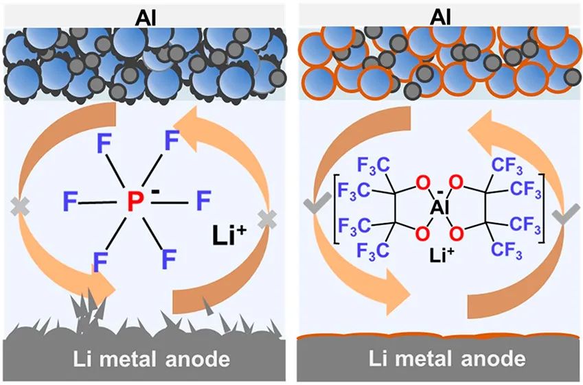 崔光磊/周新紅/崔子立ACS Energy Lett.: 高氟化鋁中心鋰鹽促進鋰金屬電池的界面相容性