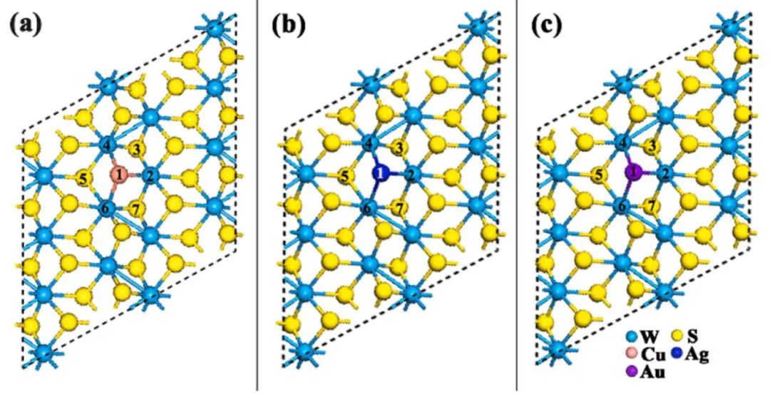 純計(jì)算Comp. Mater. Sci.：銅系金屬摻雜1T'WS2作為ORR和HER的高效雙功能電催化劑