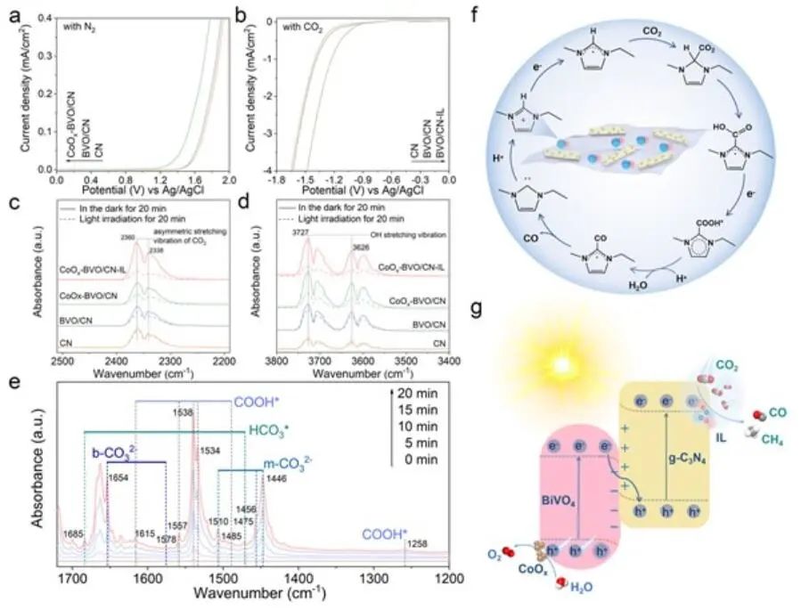 Adv. Mater.：CoOx-BVO/CN-IL實(shí)現(xiàn)高選擇性CO2還原