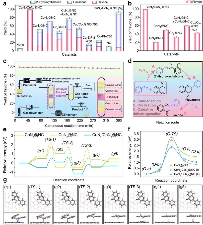 李映偉/房瑞琪Nature子刊：CuN4/CoN4@NC實現(xiàn)高效合成天然黃酮
