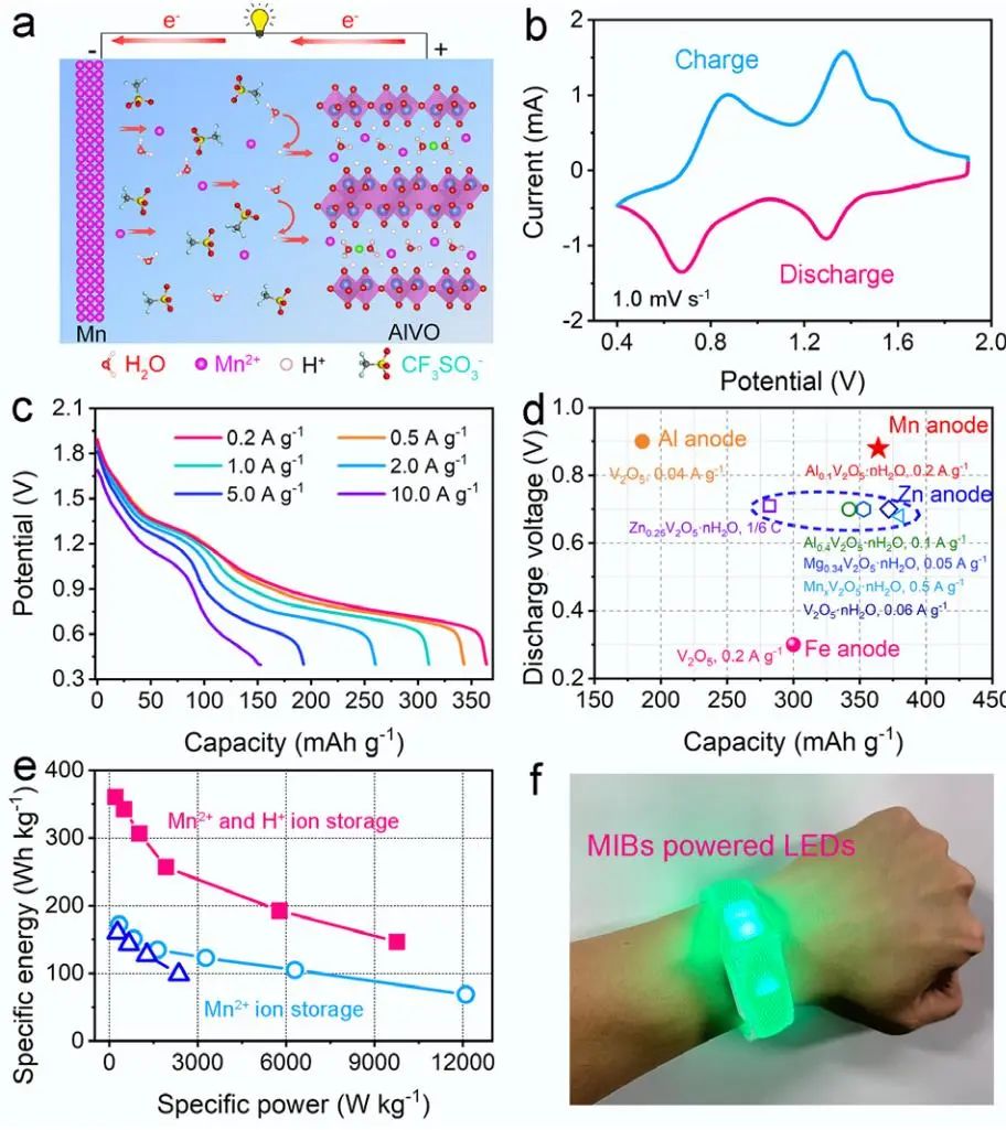 南開牛志強Angew: 一種基于Mn2+和質(zhì)子共插層的水系錳離子電池