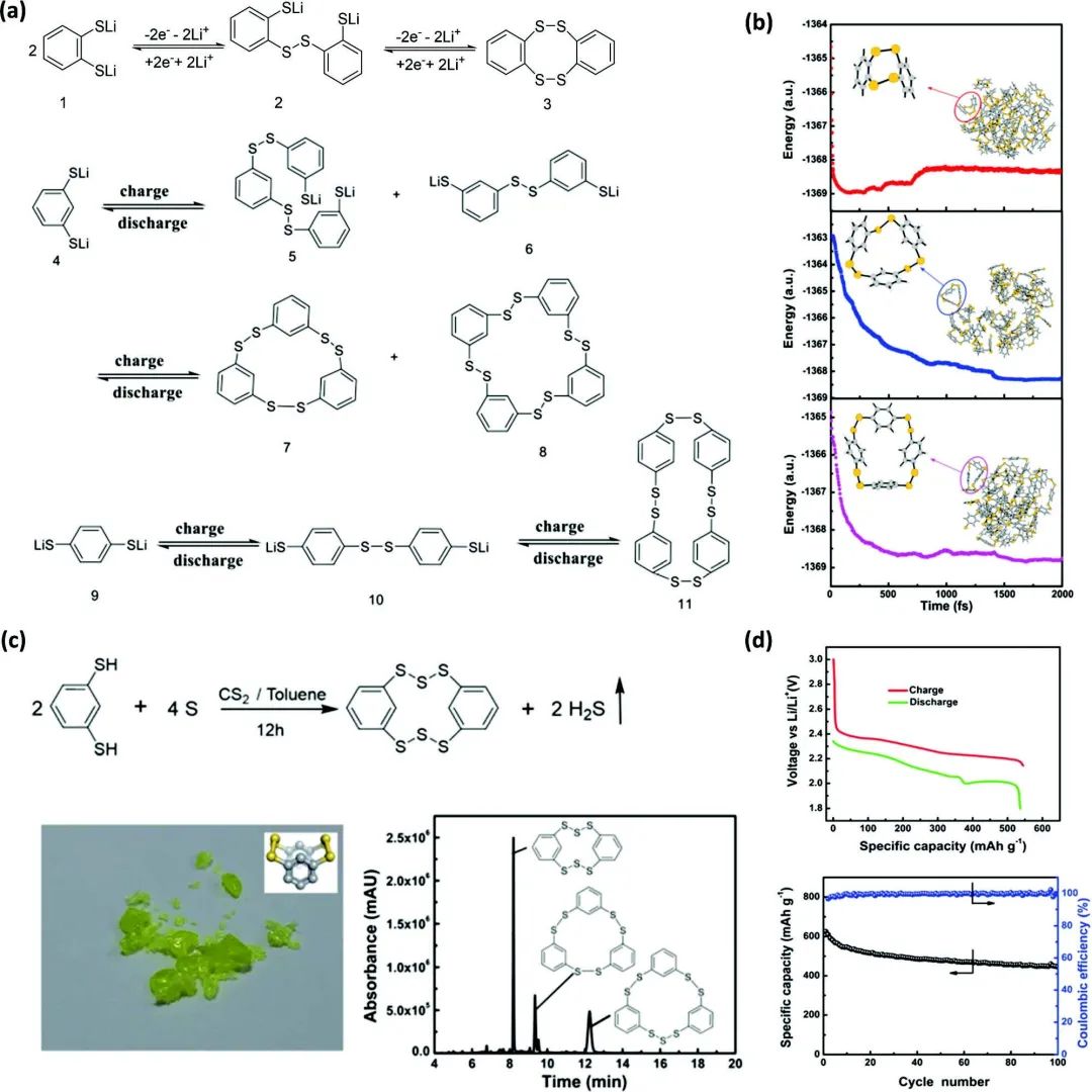 鄭大付永柱Adv. Sci.：可充金屬電池用有機(jī)硫材料的研究進(jìn)展