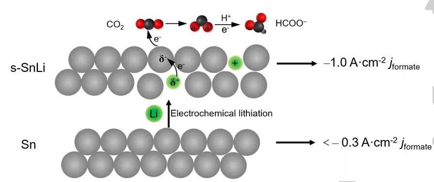 鄭耿峰/韓慶Angew.：安培級(jí)偏電流密度！表面Li摻雜助力CO2電化學(xué)合成甲酸鹽