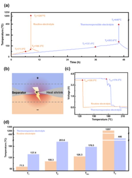 張強/程新兵AM：用于安全鋰金屬電池的熱響應(yīng)電解質(zhì)