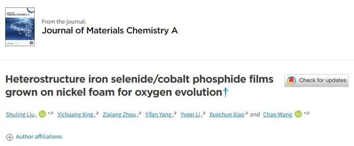 催化頂刊集錦：Nature子刊、EES、ACB、Small、JMCA、Carbon Energy等成果！