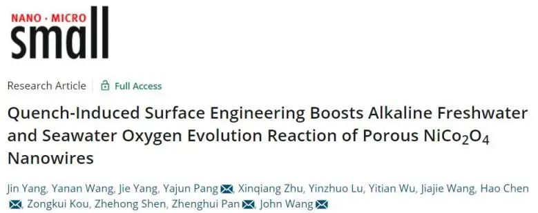 8篇催化頂刊：JACS、ML、JMCA、Small Methods、Small、Appl. Catal. B.等成果