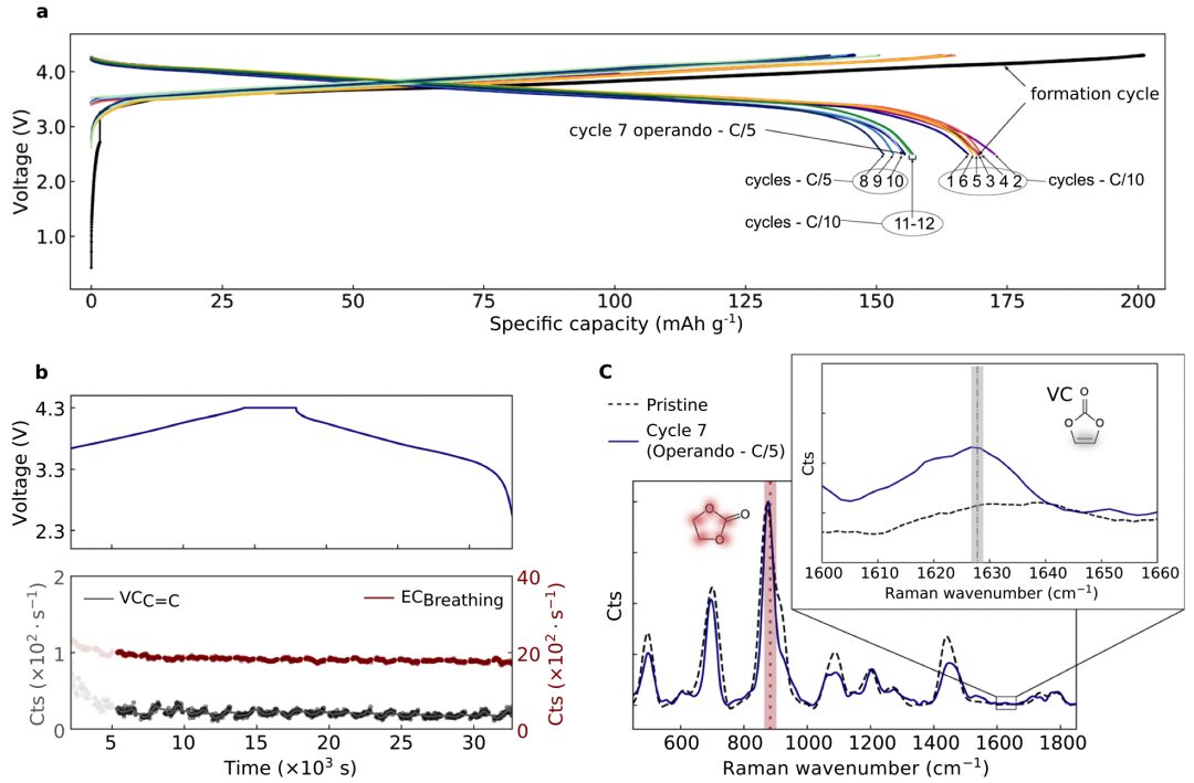 Nature子刊：表征技術(shù)新突破，將原位拉曼插到軟包電池中！