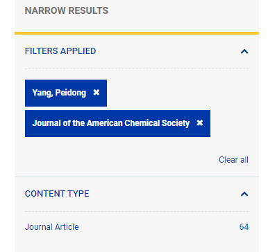 他，第64篇JACS！