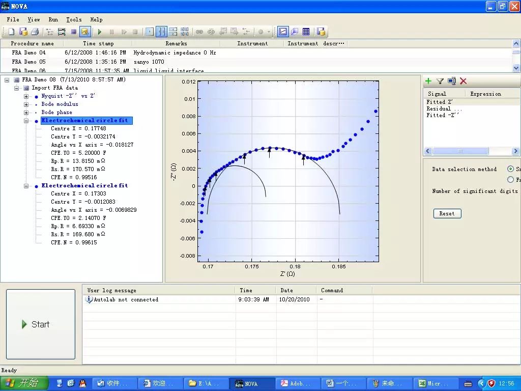 【表征】NOVA阻抗（EIS）擬合詳細圖文教程