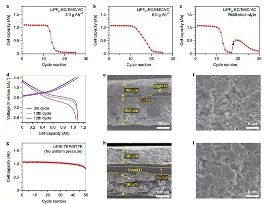 “300 Wh/kg、200圈長循環(huán)” Nature Energy報(bào)道金屬鋰軟包電池重大突破