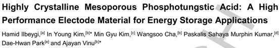 【頂刊速遞】 鋰硫電池/鋅空電池/超級電容器電極材料最新集錦