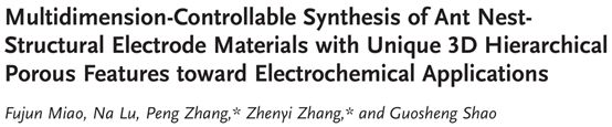 【集錦】能源領(lǐng)域最新進(jìn)展：鈉離子/鉀離子/鈣離子儲(chǔ)能器件，蟻巢狀集成電極
