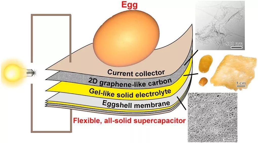 中餐館里的思考：把雞蛋變成超級(jí)電容器，總共分幾步？