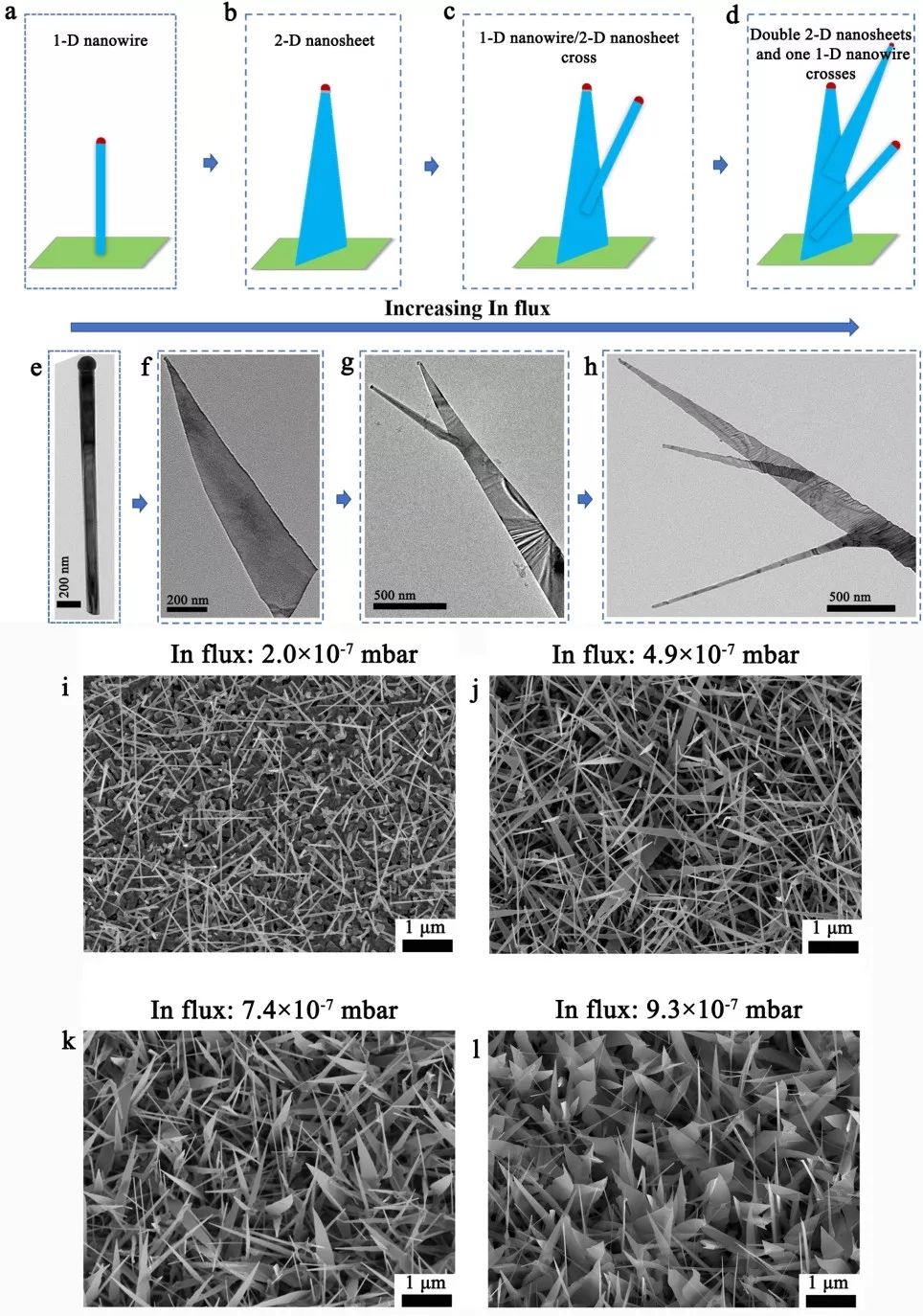 Nano letters：催化劑偏析技術實現(xiàn)高質(zhì)量晶圓級InAs納米結構維度調(diào)控