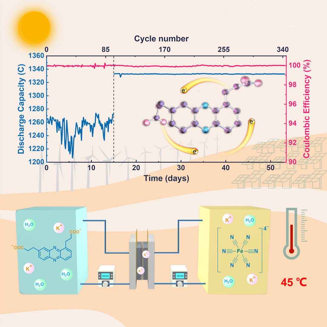 西湖大學/中科院Joule：無懼高溫！高容量超穩(wěn)定水系吩嗪液流電池