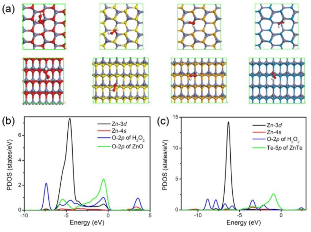 【計(jì)算論文深度解讀】密度泛函研究硫族化鋅上H2O2的高效解離和形成機(jī)制