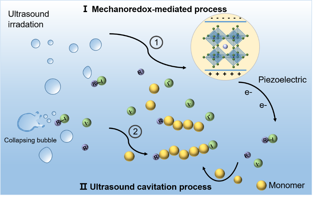 【DFT+實(shí)驗(yàn)】壓電催化劑促進(jìn)超聲輔助的碘調(diào)控可逆失活自由基聚合