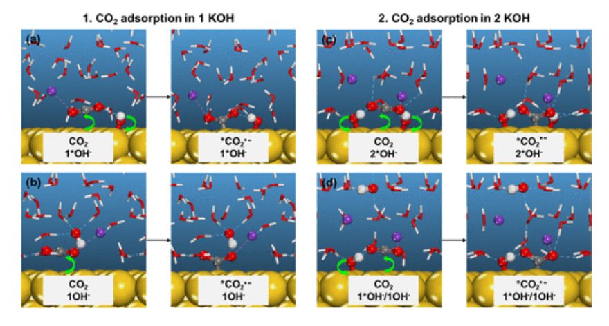 ACS Catalysis：KOH濃度的影響和OH–在CO2電催化還原中的作用