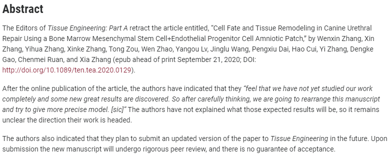 最霸氣的撤稿聲明！由于有重大新發(fā)現(xiàn)，985大學(xué)一論文被撤回