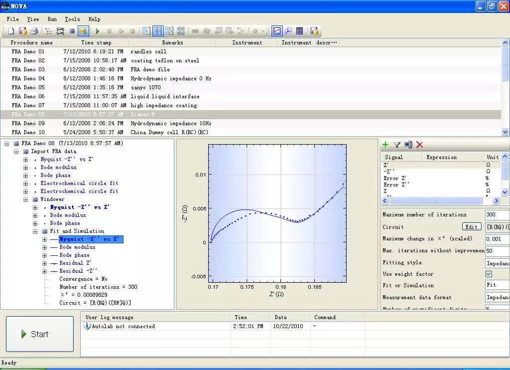 【表征】NOVA阻抗（EIS）擬合詳細圖文教程
