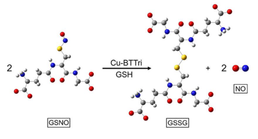 【純計算】JACS: 銅金屬-有機(jī)骨架催化S-亞硝基谷胱甘肽生成NO機(jī)制的計算研究