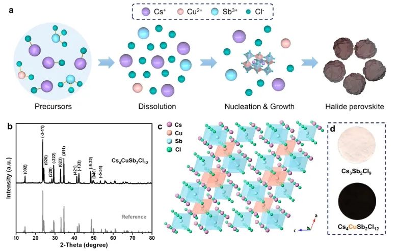 黃瀚林/鄒志剛/王雪嬌ACS Energy Letters：構建窄帶隙Cs4CuSb2Cl12，實現全光譜光熱驅動氨硼烷產氫