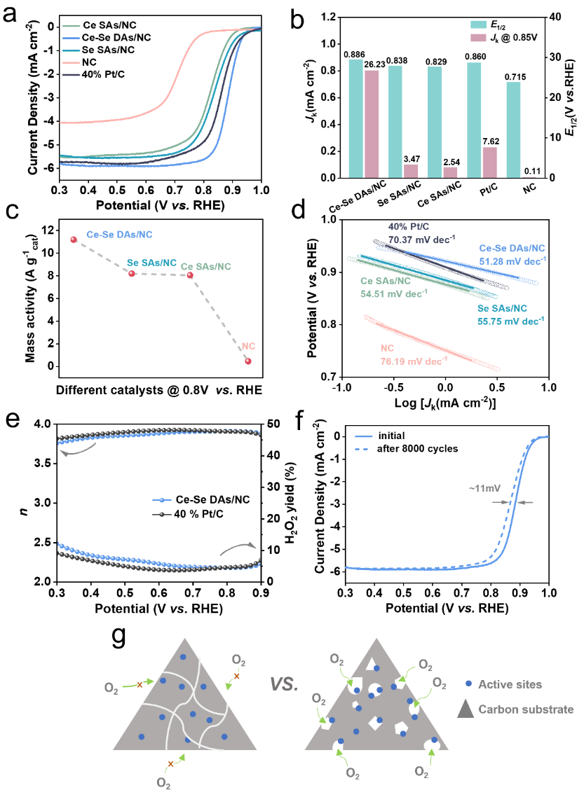 【DFT+實(shí)驗(yàn)】南開(kāi)大學(xué)杜亞平、香港理工大學(xué)黃勃龍課題組：稀土-主族元素雙原子催化劑非成鍵調(diào)控用于高效氧還原