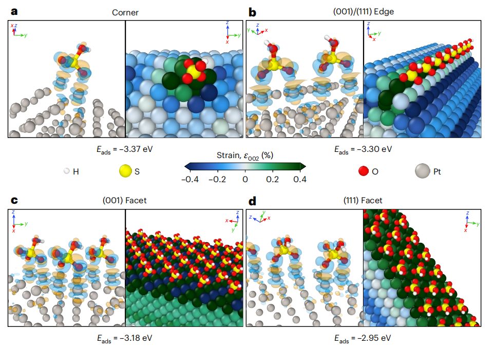 【DFT+實(shí)驗(yàn)】重磅！最新Nature Materials：實(shí)現(xiàn)單個(gè)鉑催化劑納米顆粒內(nèi)的應(yīng)變測(cè)量