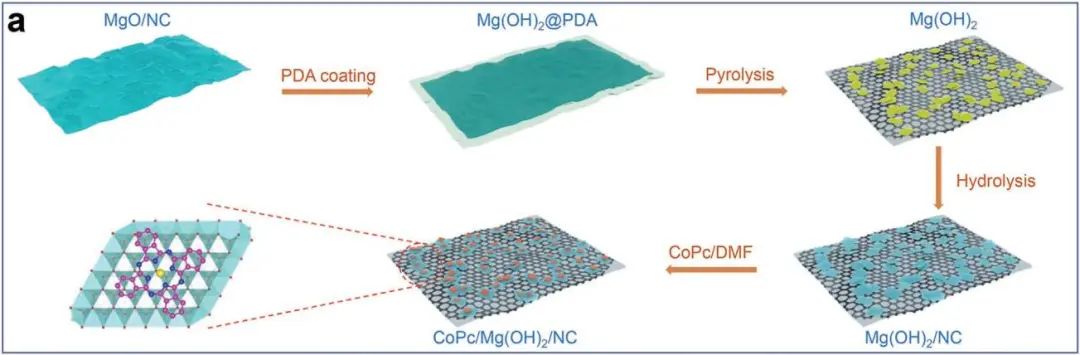 【DFT+實驗】AFM：CoPc/Mg(OH)2/NC助力CO2還原