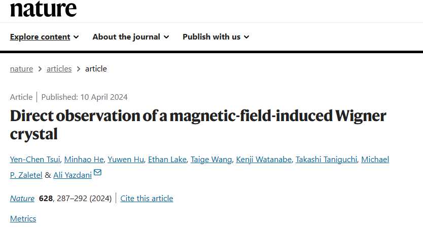 普林斯頓大學，重磅Nature！