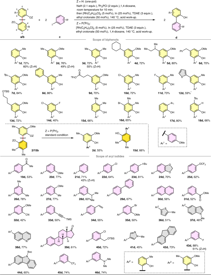 Nature Catalysis: 基于銠催化的非應(yīng)變芳基-芳基鍵活化的分裂交叉偶聯(lián)策略