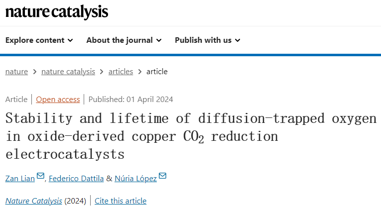 Nature Catalysis：DFT+MD+機器學(xué)習(xí)，研究氧化物衍生銅電催化劑中氧的穩(wěn)定性與壽命