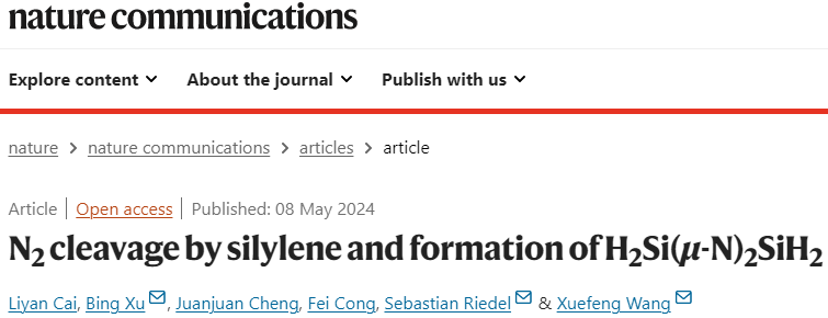 同濟(jì)大學(xué)王雪峰/徐斌，最新Nature子刊！