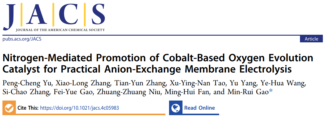 中科大高敏銳教授，最新JACS！