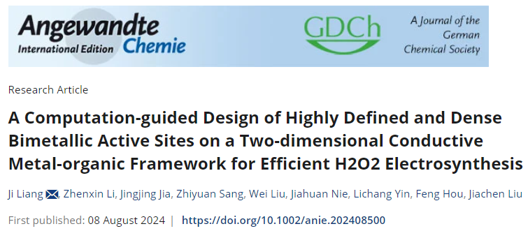 計(jì)算指導(dǎo)H2O2電合成！天津大學(xué)梁驥/桑志遠(yuǎn)，最新Angew.！